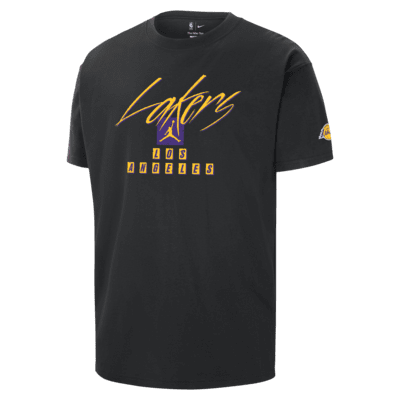 Los Angeles Lakers Courtside Men's Nike NBA Max90 T-Shirt