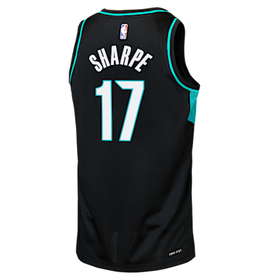 Jersey Nike de la NBA Swingman para niños talla grande Shaedon Sharpe Portland Trail Blazers City Edition