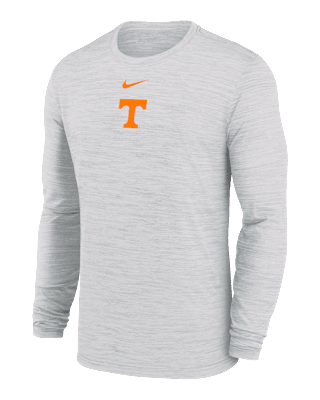 Мужская футболка Tennessee Sideline Velocity Nike Dri-FIT College Long-Sleeve