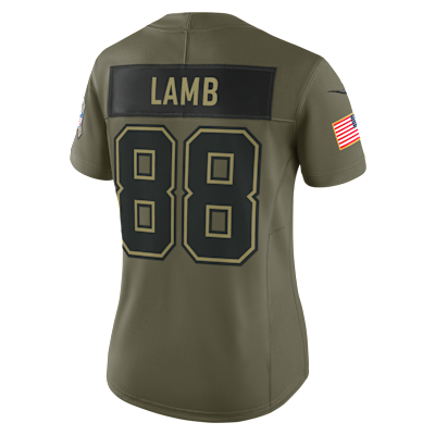 CeeDee Lamb Dallas Cowboys Salute to Service Women's Nike Dri-FIT NFL Limited Jersey