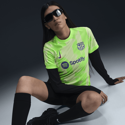 Damska koszulka piłkarska Nike Dri-FIT FC Barcelona Stadium 2024/25 (wersja trzecia) – replika