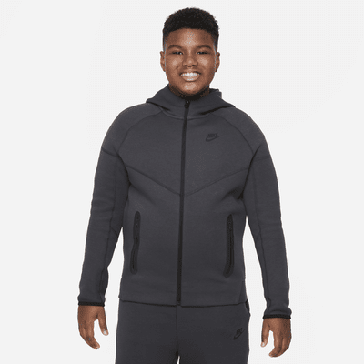 Nike Sportswear Tech Fleece Big Kids' (Boys') Full-Zip Hoodie (Extended Size)