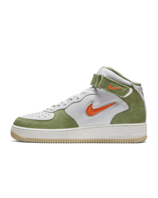  Nike Zapatos Air Force 1 Mid Premium para hombre, Color verde  azulado/blanco. : Ropa, Zapatos y Joyería