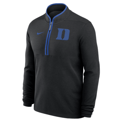 Playera de manga larga universitaria Nike Dri-FIT de medio cierre para hombre Duke Blue Devils Victory