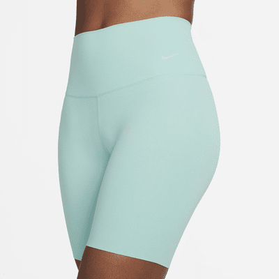 Shorts de ciclista de cintura alta de 20 cm con soporte suave para mujer Nike Zenvy