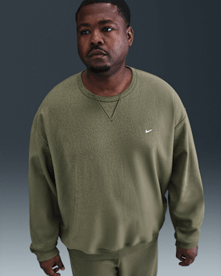 Мужские  Nike Solo Swoosh Fleece Crew