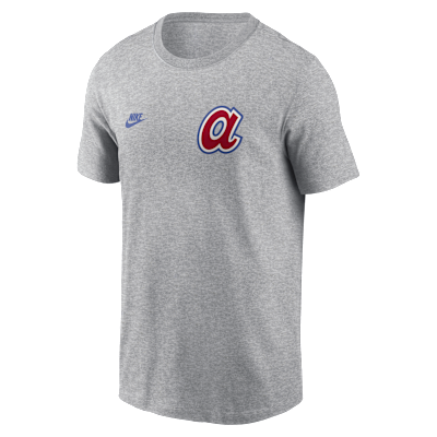 Atlanta Braves Cooperstown 2-Hit Large Logo Men's Nike MLB T-Shirt from Nike - $45