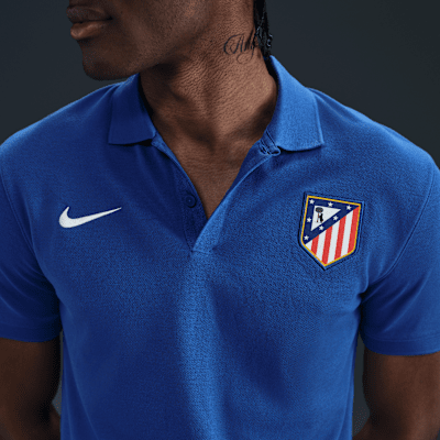 Polo de foot Nike Dri-FIT Atlético Madrid The Nike Polo pour homme