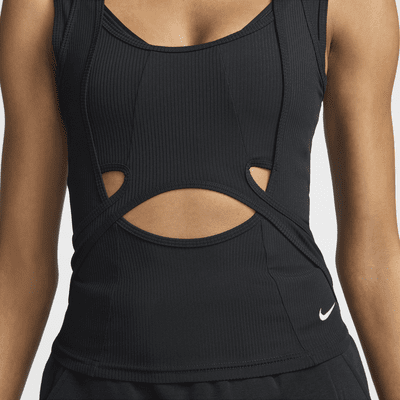 Camiseta de tirantes con recorte para mujer Serena Williams Design Crew