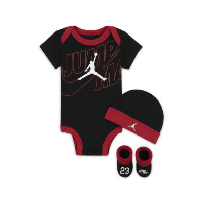 Completo in 2 pezzi jordan jumpman air - neonato (12-24 mesi) - nero -  Stileo.it