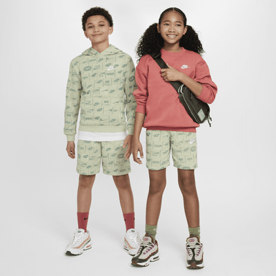 Nike Sportswear Club Big Kids' French Terry Shorts