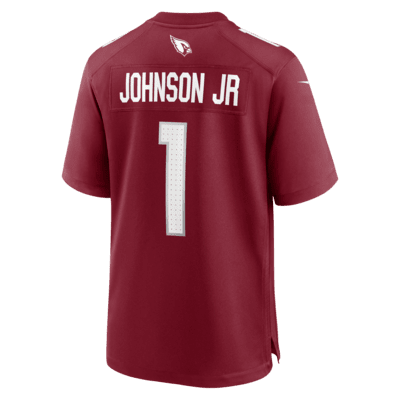 Jersey de fútbol americano Nike de la NFL Game para hombre Paris Johnson Jr. Arizona Cardinals