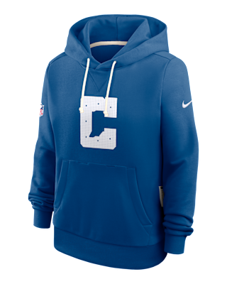 Женское худи Indianapolis Colts Sideline Nike Dri-FIT NFL Pullover Hoodie