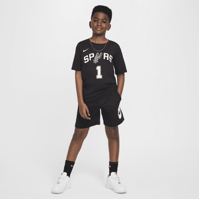 Victor Wembanyama San Antonio Spurs Essential Older Kids' Nike NBA T-Shirt