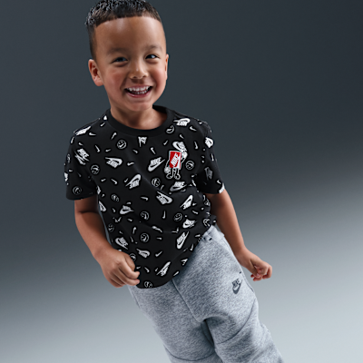 Playera cuadrada estampada infantil Nike