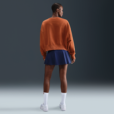NikeCourt Heritage Phoenix Fleece Women's Over-Oversized Crew-Neck Sweatshirt