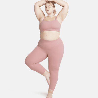 Leggings de cintura alta de 7/8 de baja sujeción para mujer Nike Zenvy (talla grande)