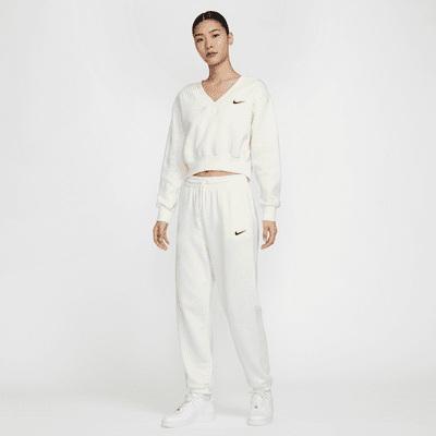 Nike Sportswear Phoenix Fleece Women's High-Waisted Oversized French Terry Tracksuit Bottoms