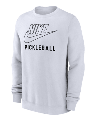 Мужской свитшот Nike Swoosh Club Fleece Pickleball Pullover Crew-Neck