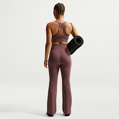 Nike Zenvy Women's High-Waisted Flared Leggings with No Front Seam