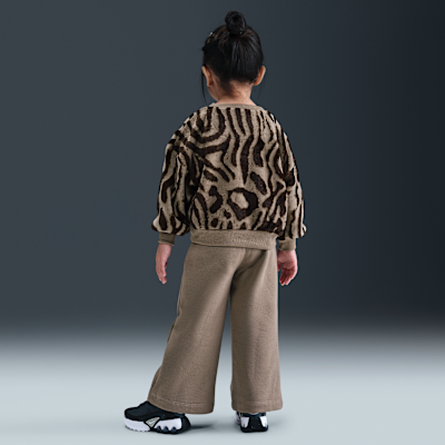 Conjunto de 2 piezas de tela de canalé infantil Nike Wild Warmth