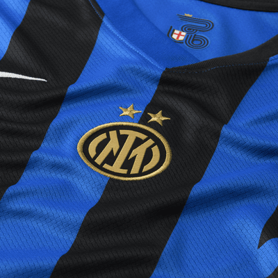 Inter Mailand 2024/25 Stadium Home Replika-Fußballtrikot mit Dri-FIT-Technologie (Damen)