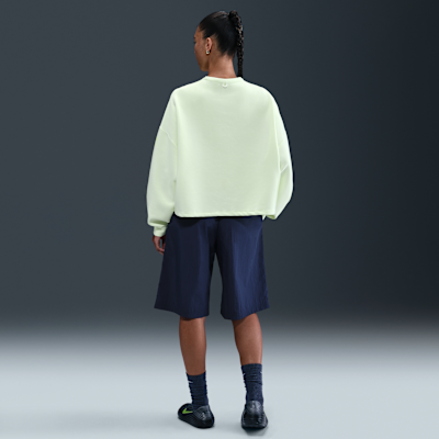 Damskie luźne spodenki do kolan ze średnim stanem Nike Sportswear