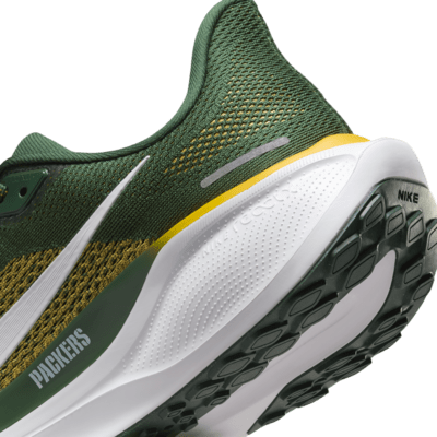 Tenis de correr en pavimento para hombre Nike Pegasus 41 NFL Green Bay Packers