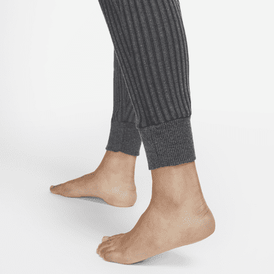 Pants de tela de canalé para mujer Nike Yoga Luxe