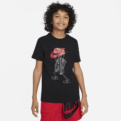 Playera para niños talla grande Nike Sportswear