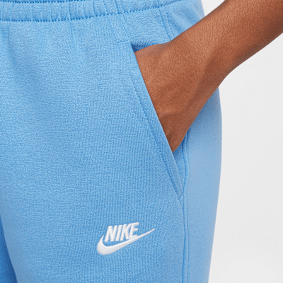 Pants holgados para niños talla grande Nike Sportswear Club Fleece