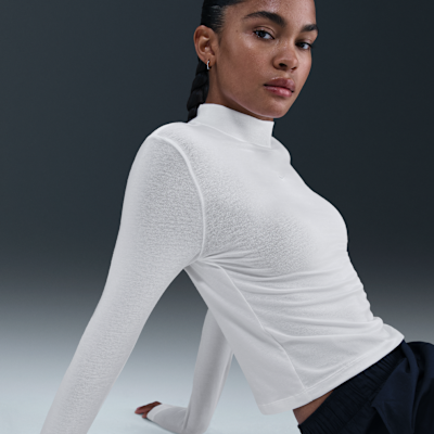 Nike Sportswear Chill Knit Women's Slim Long-Sleeve Mock-Neck T-Shirt