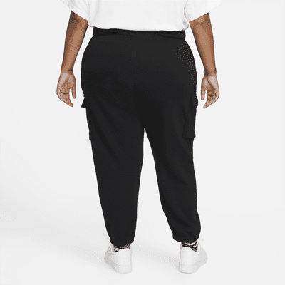 Pants de entrenamiento cargo oversized de tiro medio para mujer (talla grande) Nike Sportswear Club Fleece