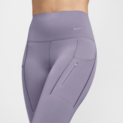 Nike Go 7/8-legging met hoge taille, zakken en complete ondersteuning voor dames