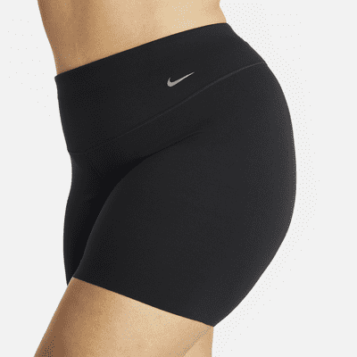 Shorts de ciclismo de 20 cm de tiro alto de sujeción ligera para mujer Nike Zenvy (talla grande)