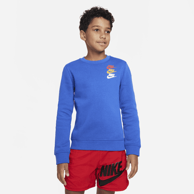 Nike Sportswear Standard Issue Big Kids' (Boys') Fleece Sweatshirt