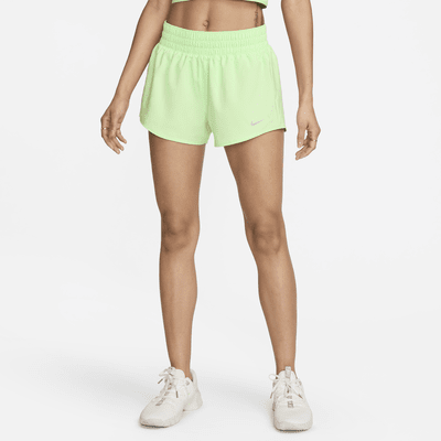 Shorts con forro de ropa interior Dri-FIT de tiro medio de 8 cm para mujer Nike One