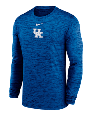 Мужская футболка Kentucky Sideline Velocity Nike Dri-FIT College Long-Sleeve