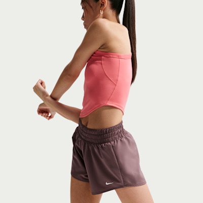 ナイキ Dri-FIT ワン ウィメンズ ミッドライズ 8cm ブリーフラインド ショートパンツ