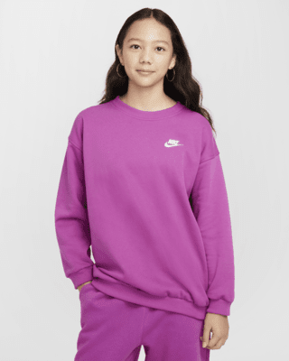 Подростковый свитшот Nike Sportswear Club Fleece Big Kids' Oversized