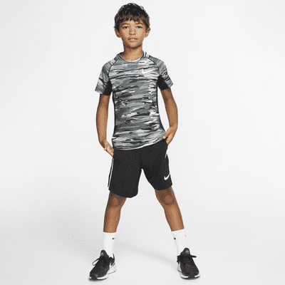 Nike Pro Older Kids' (Boys') Short-Sleeve Printed Training Top. Nike ZA