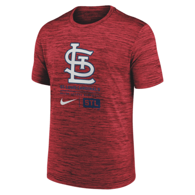 Мужская футболка St. Louis Cardinals Large Logo Velocity
