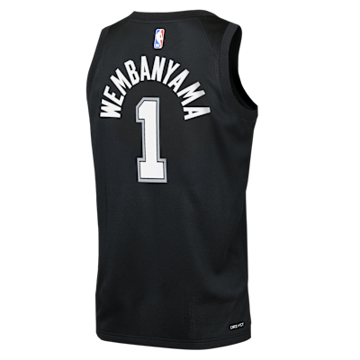 Jersey Nike de la NBA Swingman para niños talla grande Victor Wembanyama San Antonio Spurs City Edition