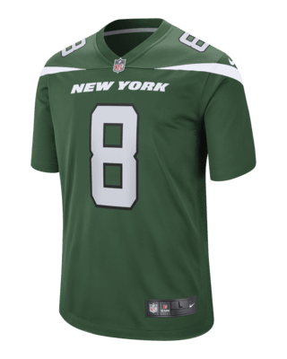 Men's Nike Aaron Rodgers White New York Jets Game Jersey