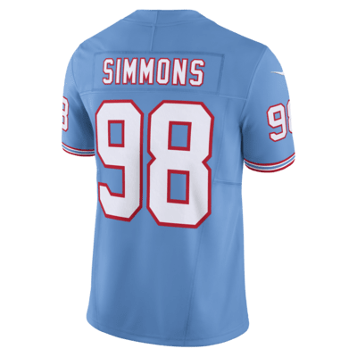 Jeffery Simmons Tennessee Titans Men's Nike Dri-FIT NFL Limited Football Jersey