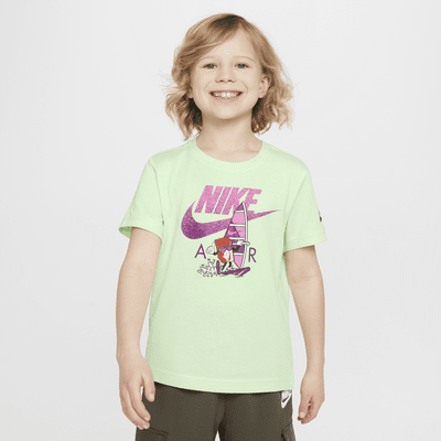 Playera Windsurfing de corte cuadrado para niños talla pequeña Nike Air