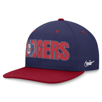 Texas Rangers Heritage86 Wordmark Swoosh Men's Nike MLB Adjustable
