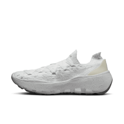 nike space hippie all white