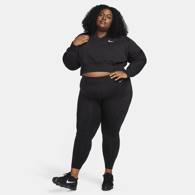 Nike Sportswear Phoenix Fleece Women's Oversized Cropped V-Neck Top (Plus Size)