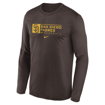 Nike Dri-FIT Team (MLB San Diego Padres) Men's Long-Sleeve T-Shirt